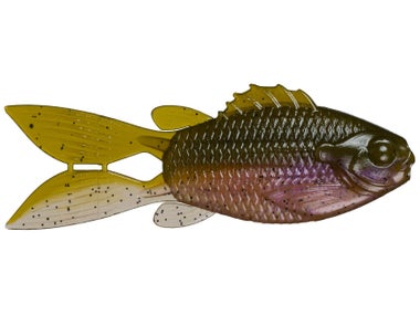 6th Sense FlipGill 3.8 Creature Bait 6pk Green Pumpkin Pro