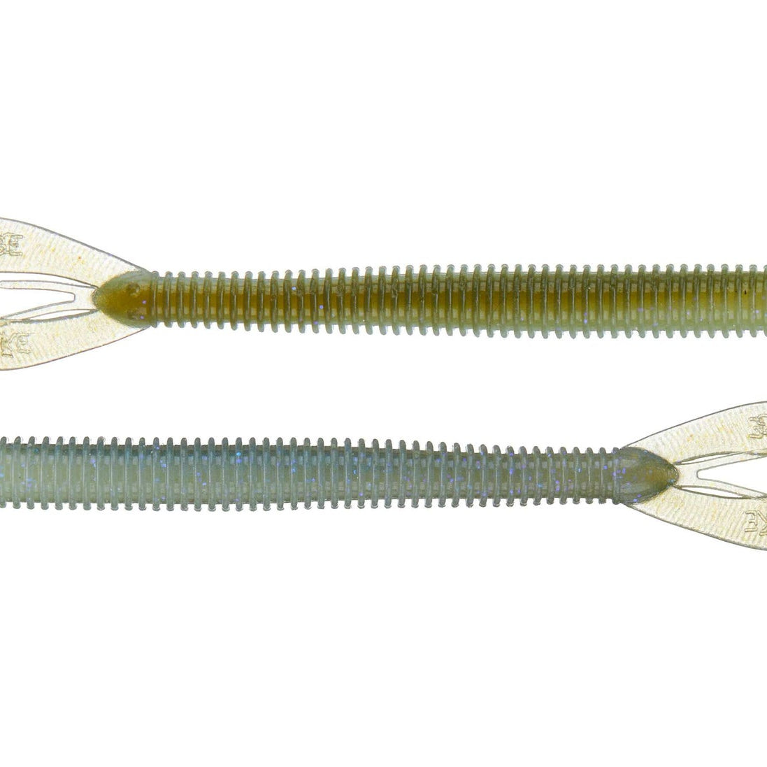 Strike King Rage Twin Tail Menace Worm 6" Moon Juice