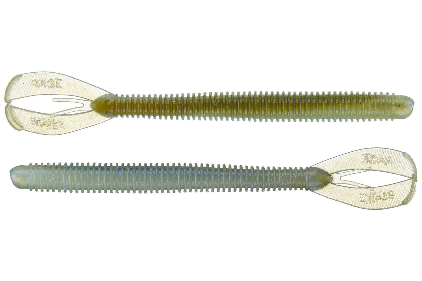Strike King Rage Twin Tail Menace Worm 6" Moon Juice