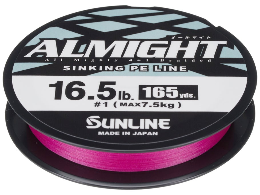 Sunline Almight Sinking PE Braid Pink