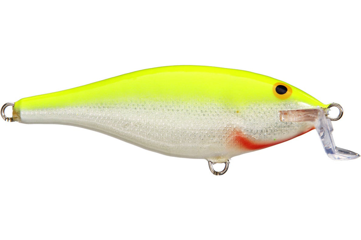 Rapala Shad Rap Shallow Runner 07 Silver Fluorescent Chartreuse