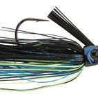 Picasso Swim Jig Black Blue Chartreuse