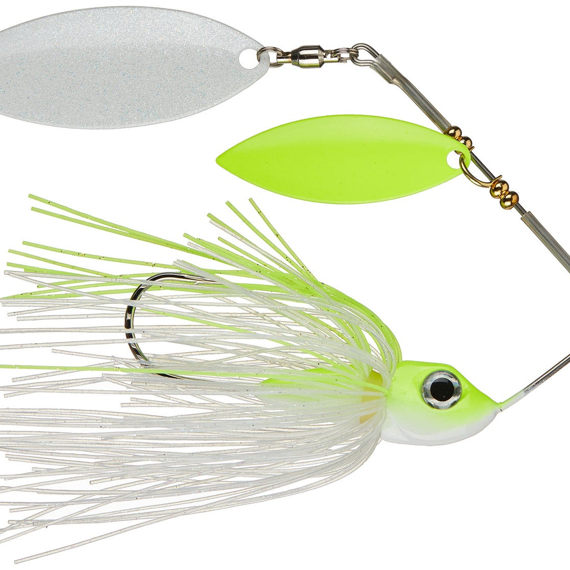 Blade Runner Double Willow Spinnerbait Chartreuse White 8oz