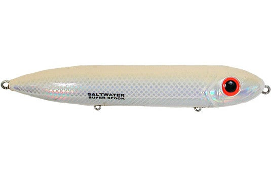 Heddon Super Spook Bone Silver