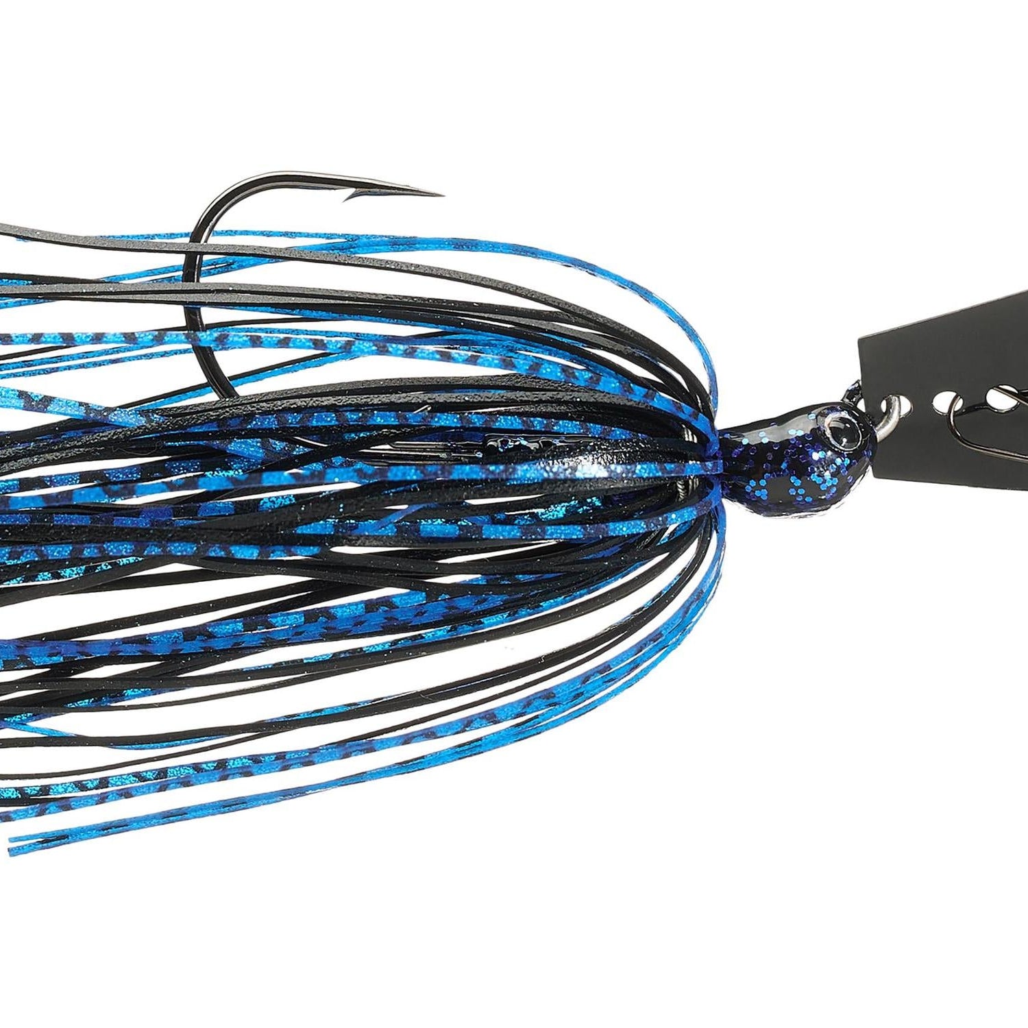 Z-Man Evergreen Chatterbait Jack Hammer Baby Jack Black Blue