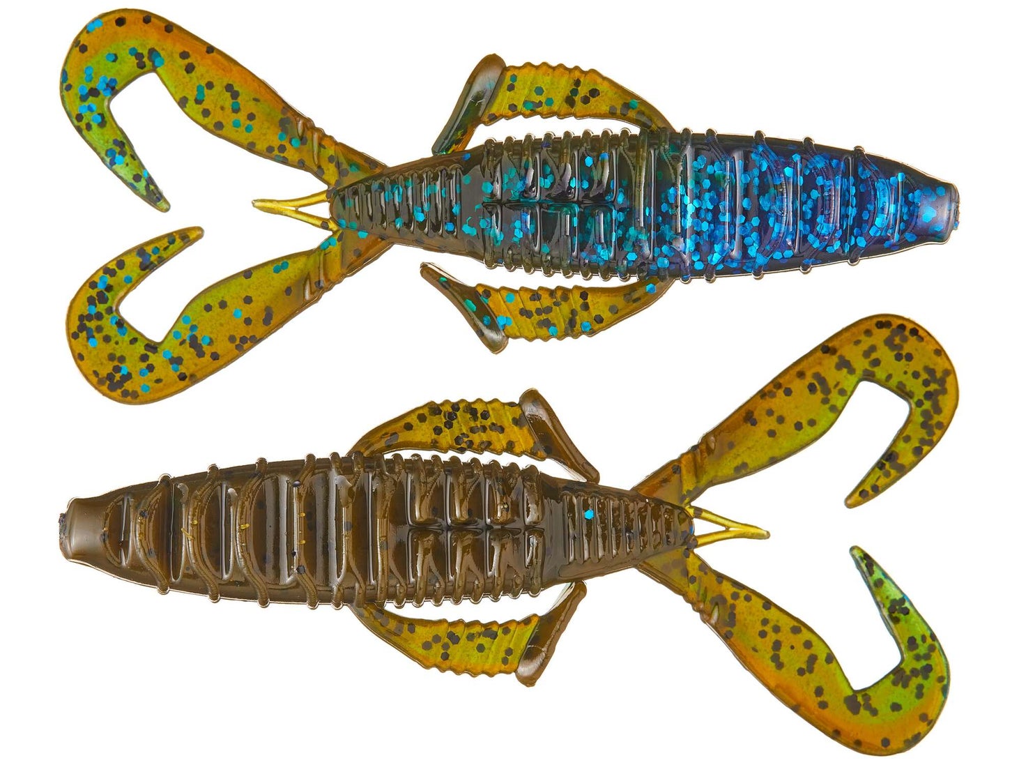 Nories Front Flapper Curly Creature Bait 4" 5pk Okeechobee Craw