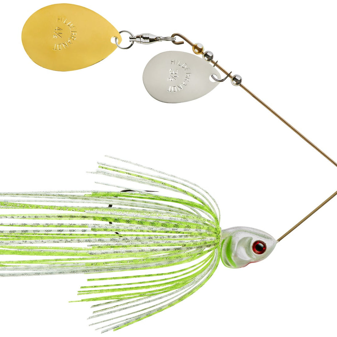 Booyah Covert Series Spinnerbait White Chart Slvsc Prl Chart Double Colorado Nkl Gld