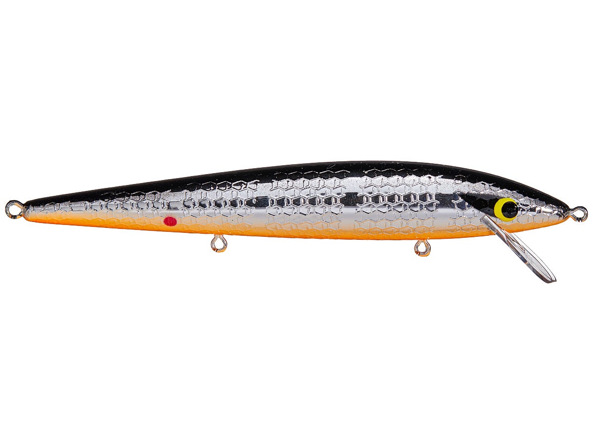 Smithwick Floating Rattlin Rogue Jerkbait Chrome Black Back