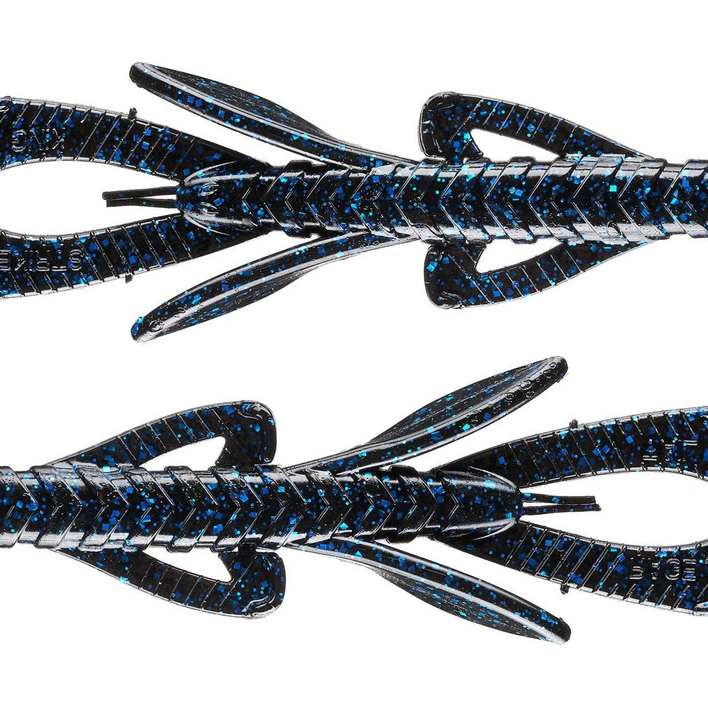 Strike King Rage Hawg Black Blue Flake