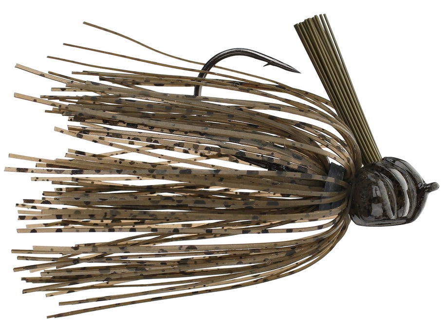 V&M Pacemaker Flatline Football Jig Green Pumpkin