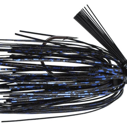 V&M Pacemaker Pulse Swim Jig Black Blue Chrome