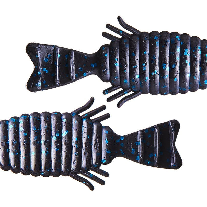 Deps Bull Flat 2" Black Blue Flake #07