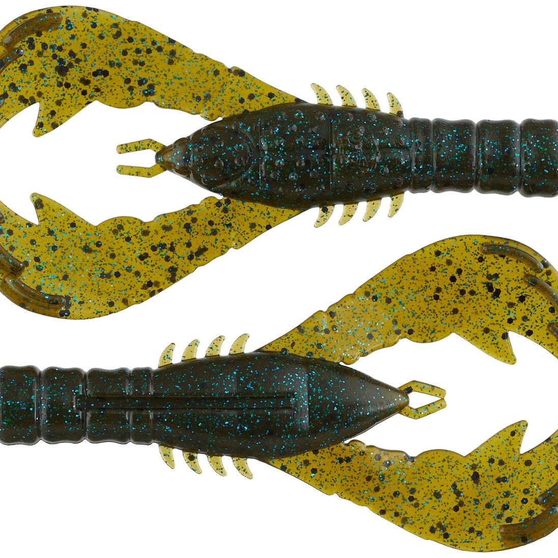 Yamamoto 4" Yama Craw Green Pumpkin Blue 363
