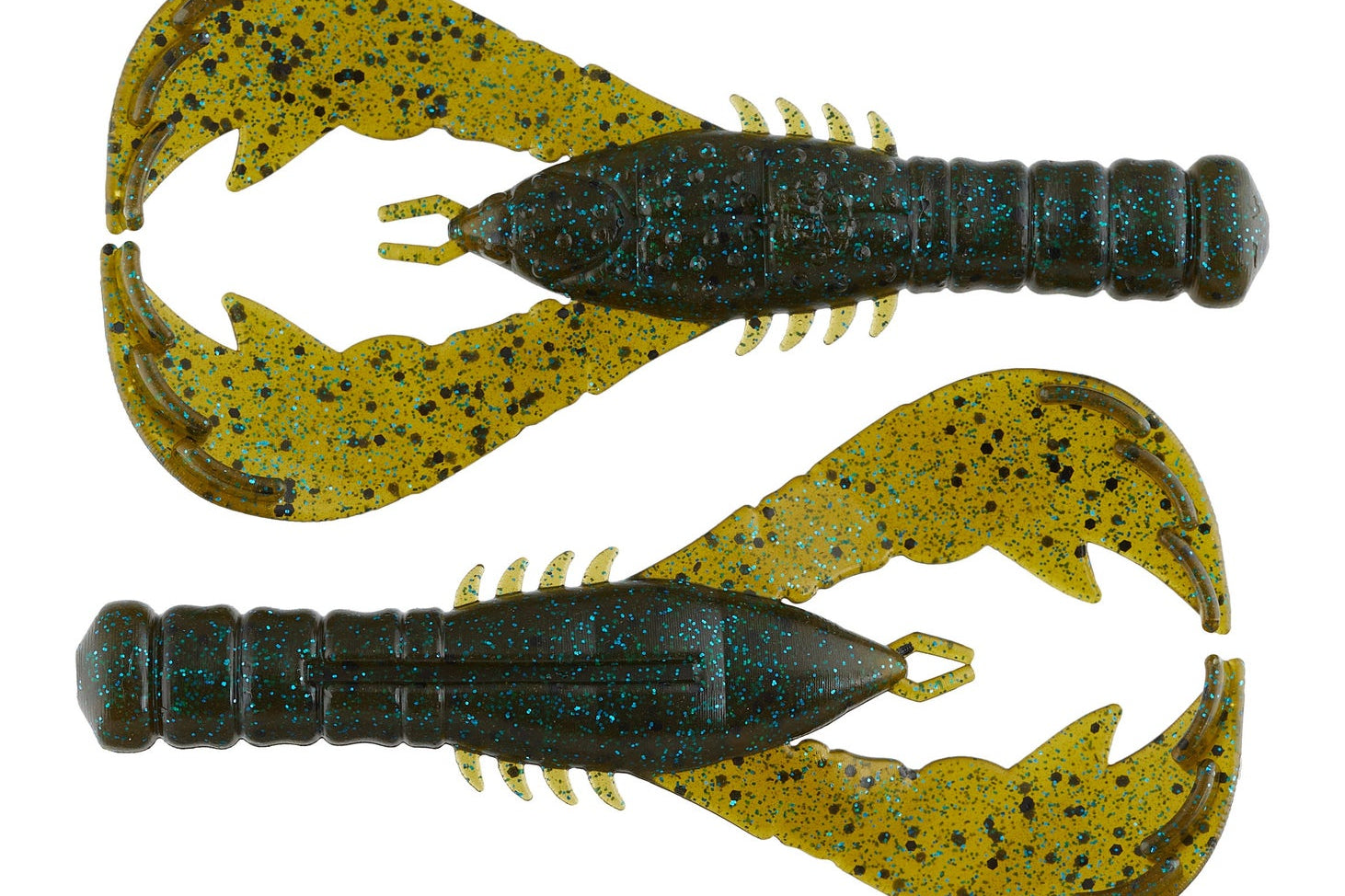 Yamamoto 4" Yama Craw Green Pumpkin Blue 363