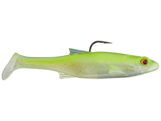 Bass Mafia Daingerous Loaded Swimbait 6" Chartreuse Blue Deep