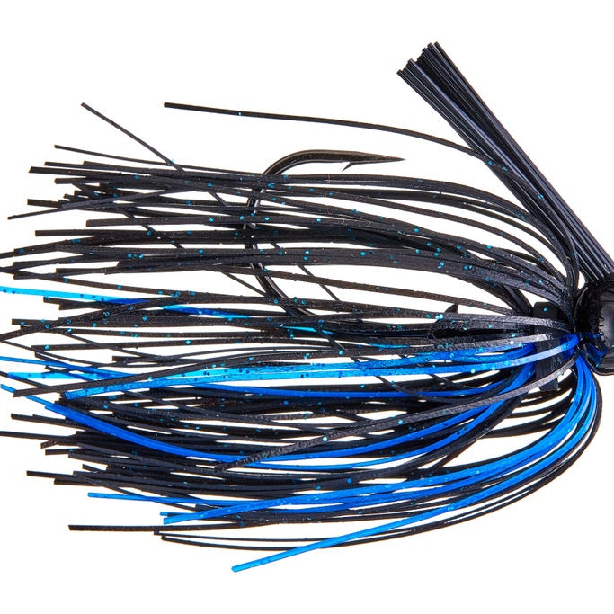 V&M Pacemaker Flatline Football Jig Black Blue