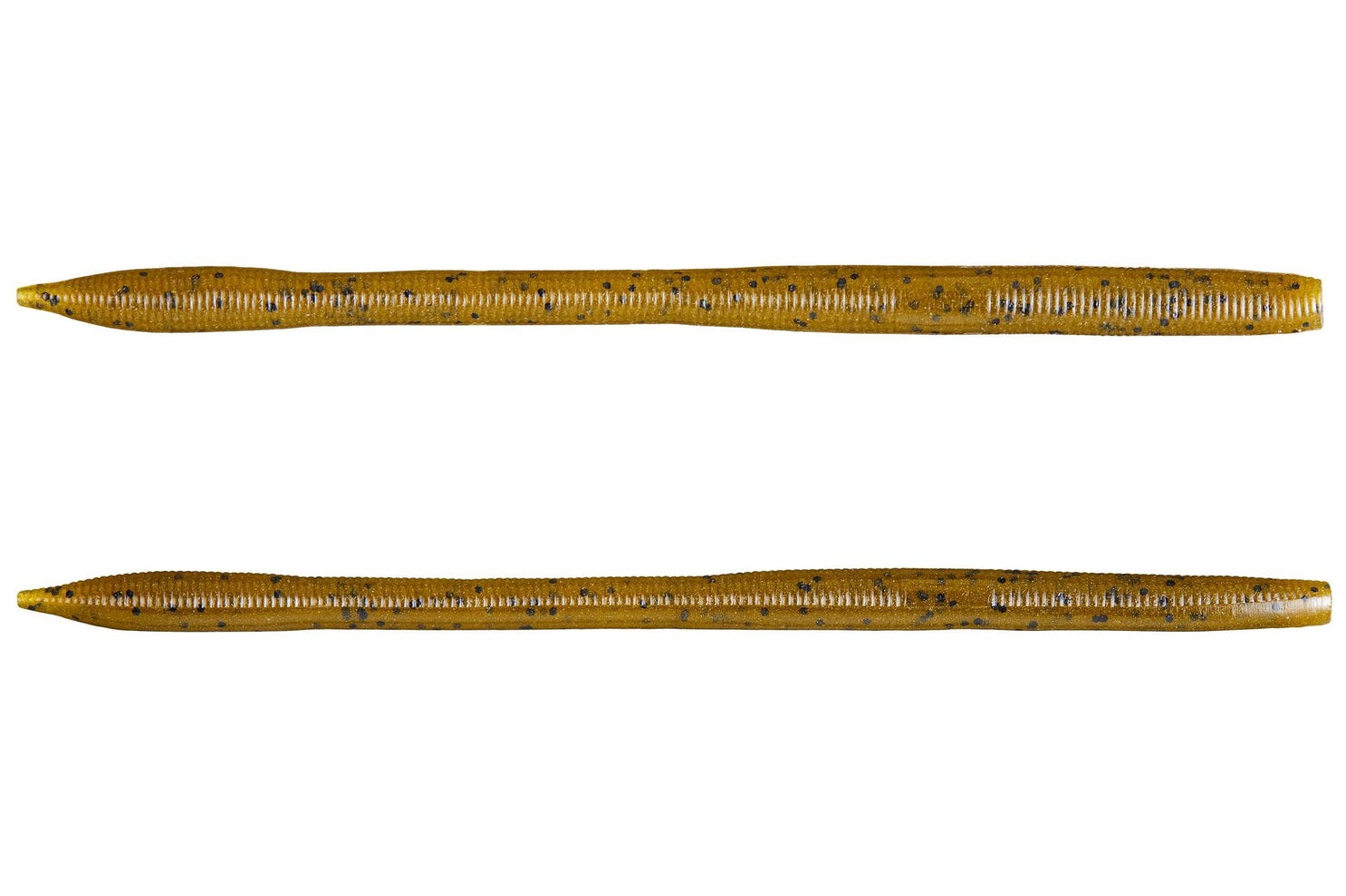 Yamamoto Sensei Straight Tail Worm Green Pumpkin Black Flake -297