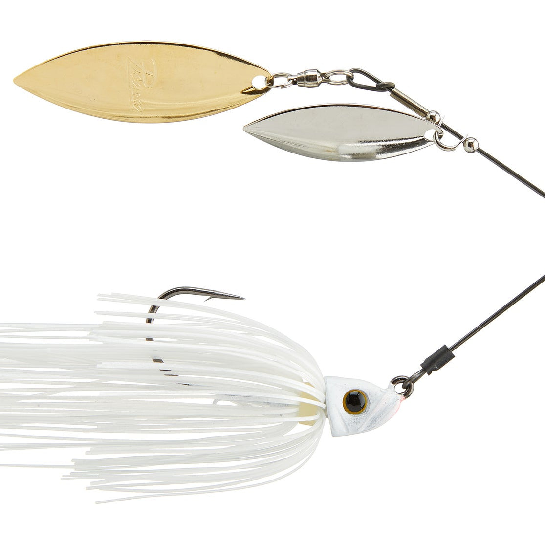 Picasso Titanium Pro Double Willow Spinnerbait White Pearl