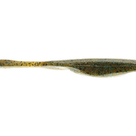 Strike King Caffeine Shad 5" Green Pumpkin Sapphire