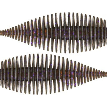 Geecrack Bellows Shad Floating Elastomer AJ's Dark Juice