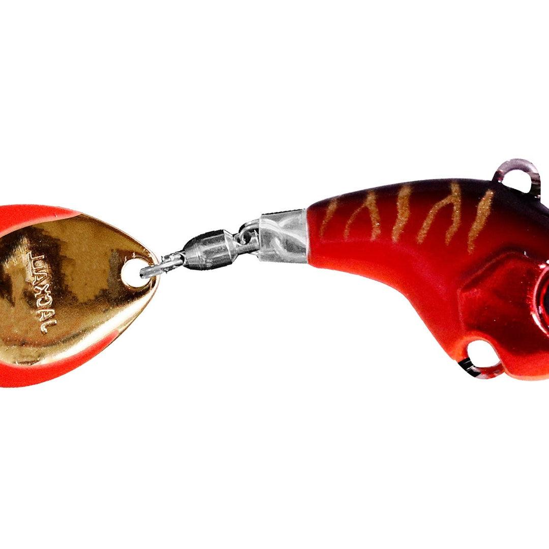 Jackall Deracoup Tail Spinner HL Red Tiger