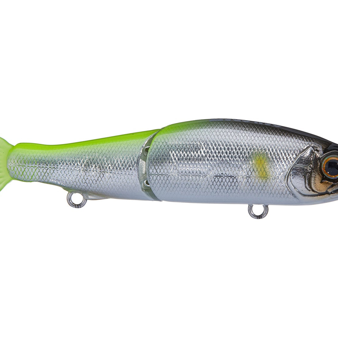 Gancraft Jointed Claw 70 #9 Flashing GM Chartreuse Sinking