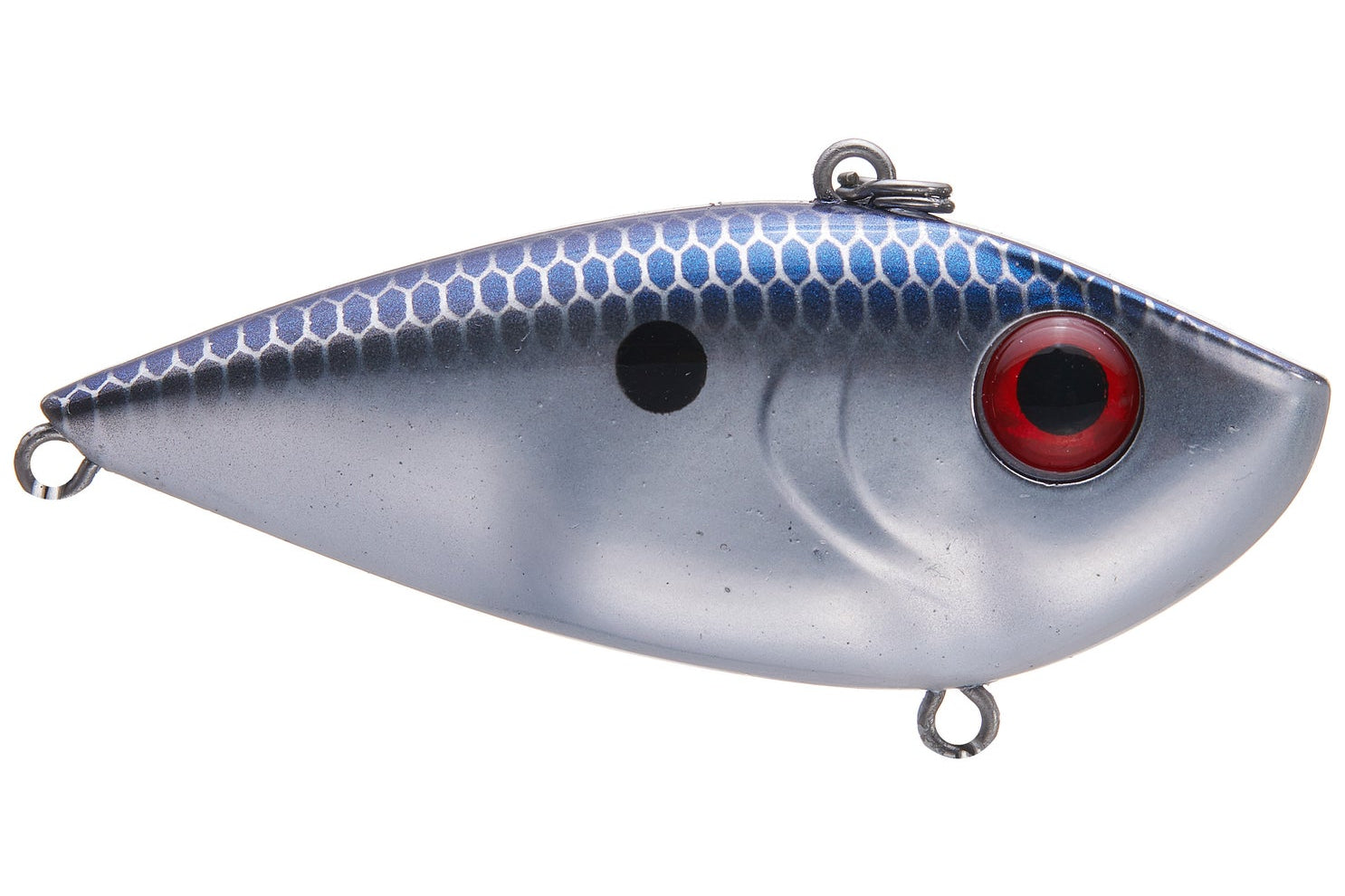 Strike King Red Eye Shad 2-Tap 3/4oz Smokey Chrome Blue