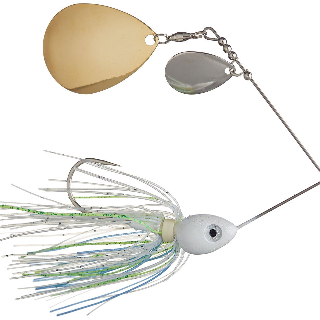 Santone Lures Pretender Double Colorado Spinnerbait Blue Herren - DBL Colorado Nkl Gld