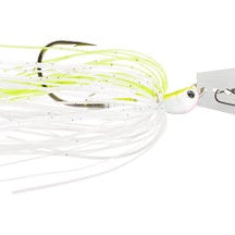 Z-Man Evergreen Chatterbait Jack Hammer Baby Jack Chartreuse White