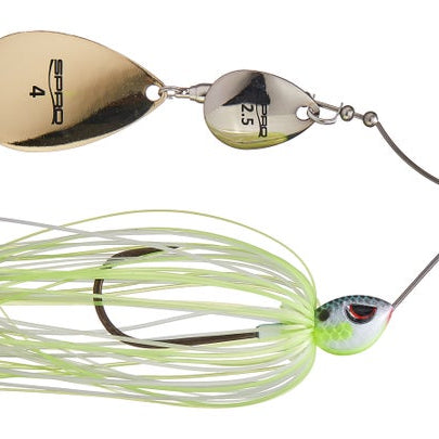 SPRO Thumper Spinnerbait Chartreuse White