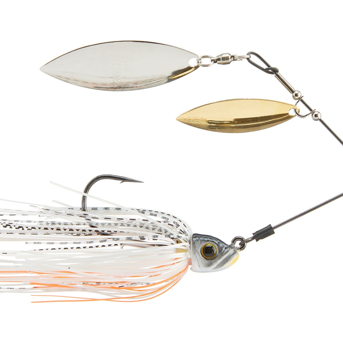 Picasso Titanium Pro Double Willow Spinnerbait White Shad