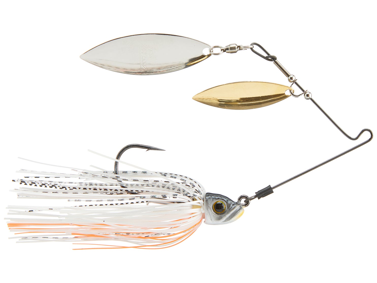 Picasso Titanium Pro Double Willow Spinnerbait White Shad