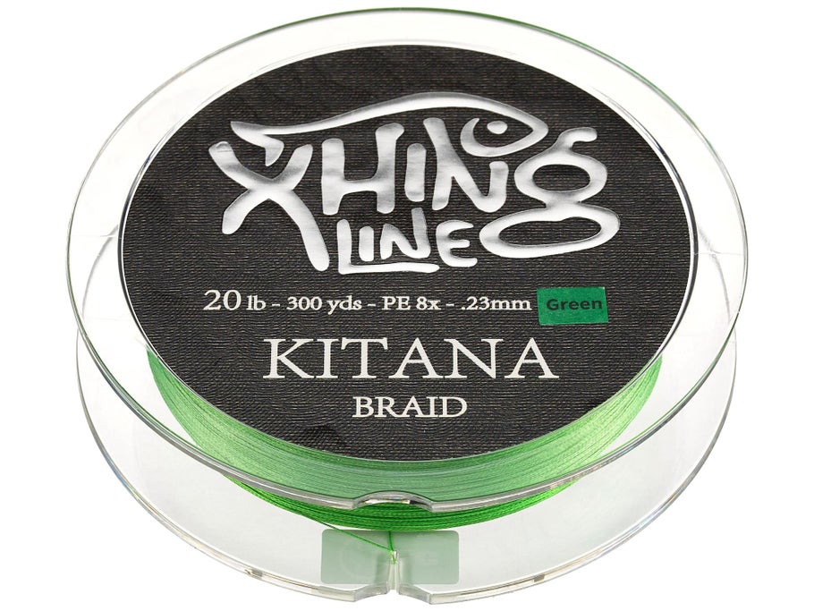 Bassmooch Xhing Kitana PE 8x Braided Line Green