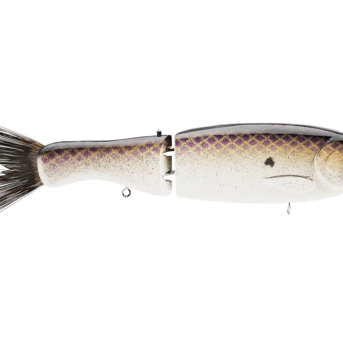 Clutch Swimbait Co. Darter Glide Bait Violet Illusion Pearl