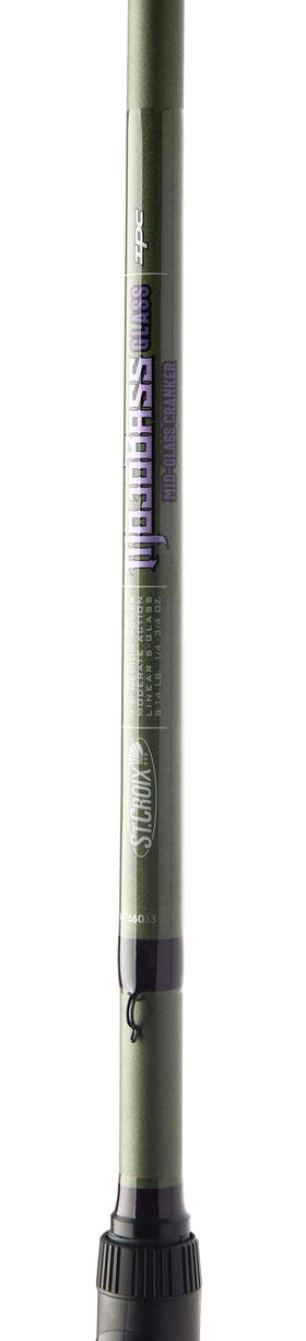 St. Croix Mojo Bass Trigon Glass Casting Rod