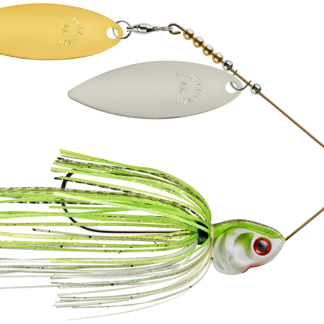 Booyah Covert Double Willow Spinnerbaits JC Special Double Willow Nkl Gld
