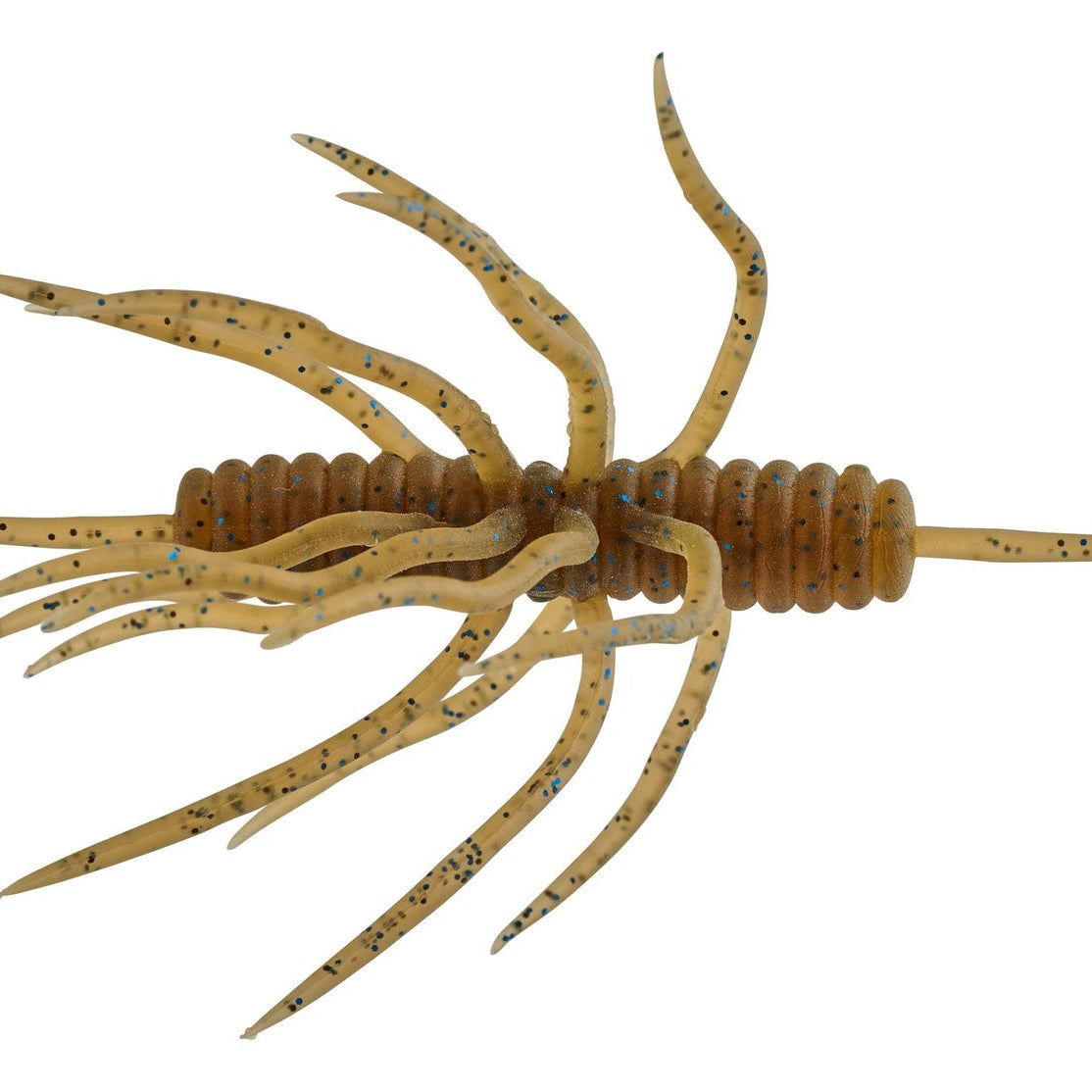 Hideup Coike Thunder Elastomer Creature Bait Green umpkin Pepper Blue Flake