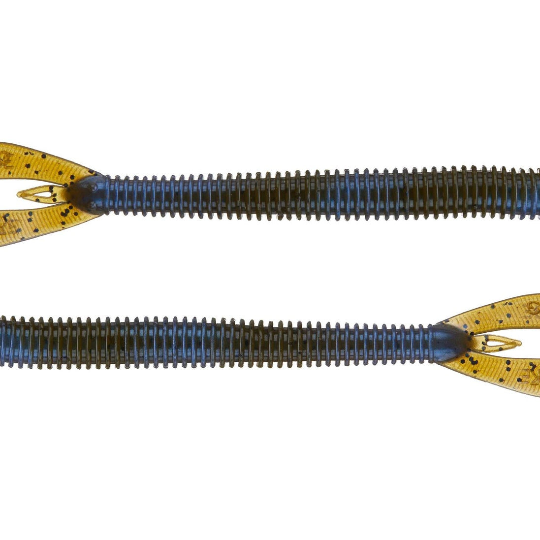 Strike King Rage Twin Tail Menace Worm 6" Blue Craw