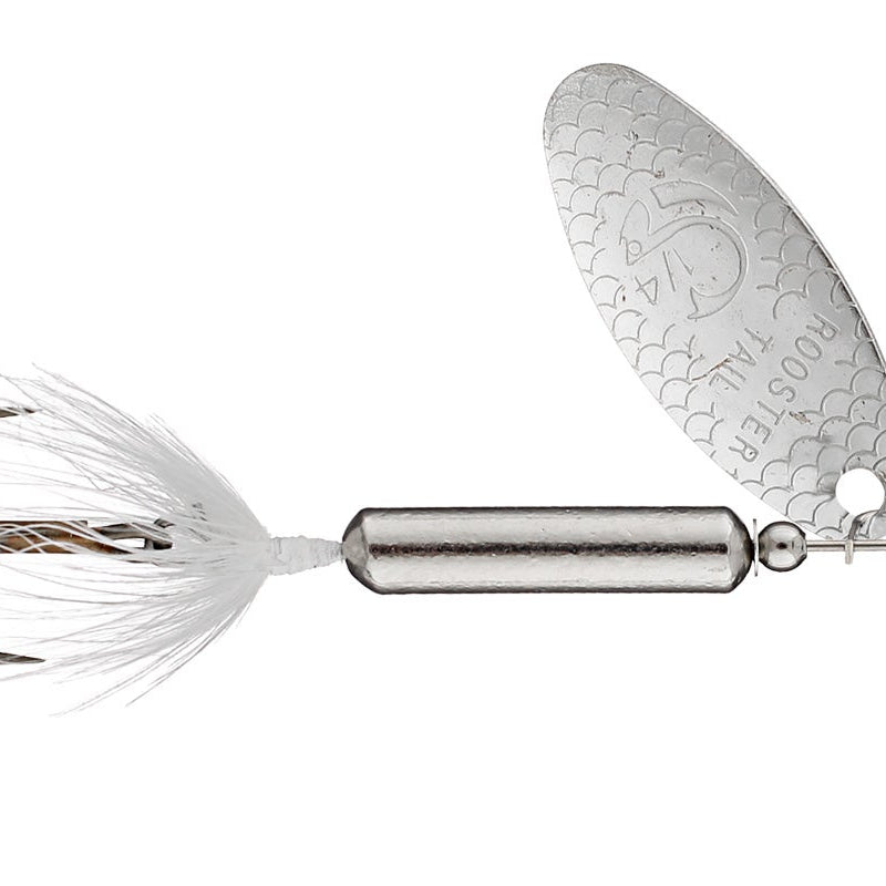 Original Rooster Tail Chrome White 1 8oz