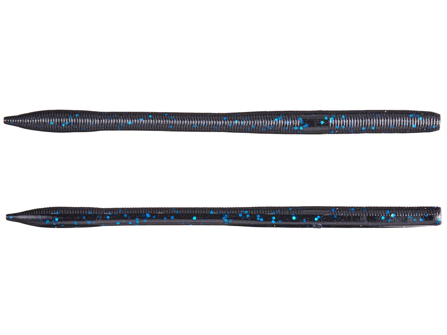 Yamamoto Sensei Straight Tail Worm Black Blue Flake - 021