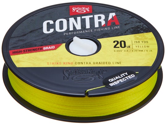 Strike King Contra Braided Line 150yd Yellow