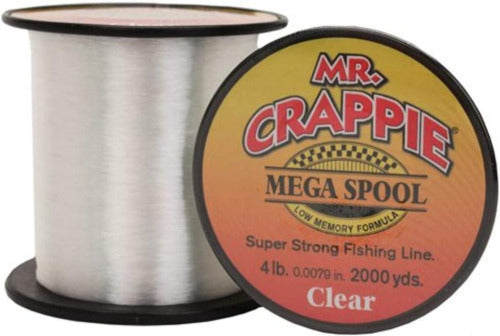 Mr. Crappie 500 Yard Filler Spool - Clear 8 lb