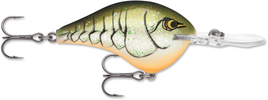 Rapala DT-10 Rootbeer Crawdad