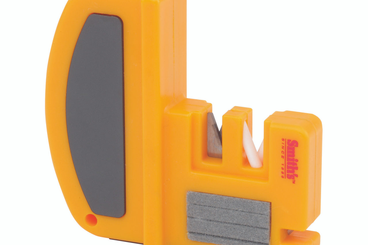 Smith's Fillet Sharpener Knife & Hook Yellow