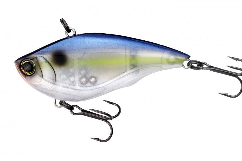Yo-Zuri Rattl'n Vibe Lipless Crankbait Ghost Pearl Blue 3" (3 4oz)