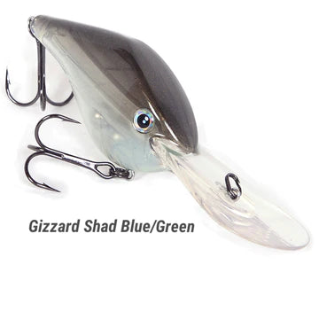 BassMooch Z Boss 22 Crankbaits Gizzard Blue Green