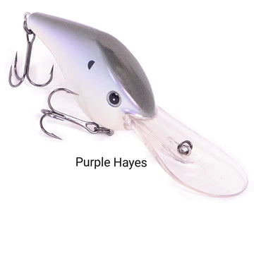 BassMooch Z Boss 20 Crankbait Purple Hayes