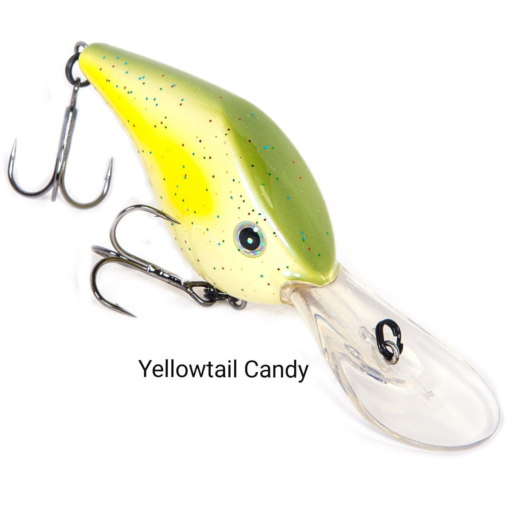 BassMooch Z Boss 20 Crankbait Yellowtail Candy