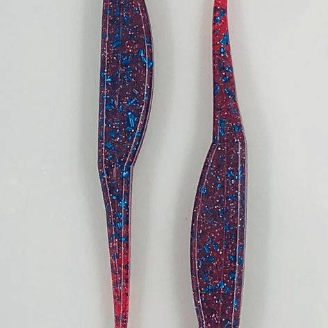 Cross Bait 5" Sista Twitch Plum Apple