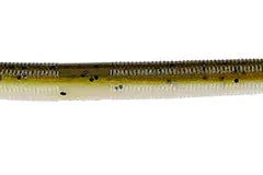 Yamamoto Senko 4" 981: Green Pumpkin w Black White